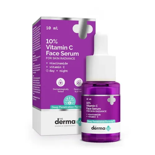 The Derma Co: 10% Vitamin C Face Serum | Skin Radiance | 10ml