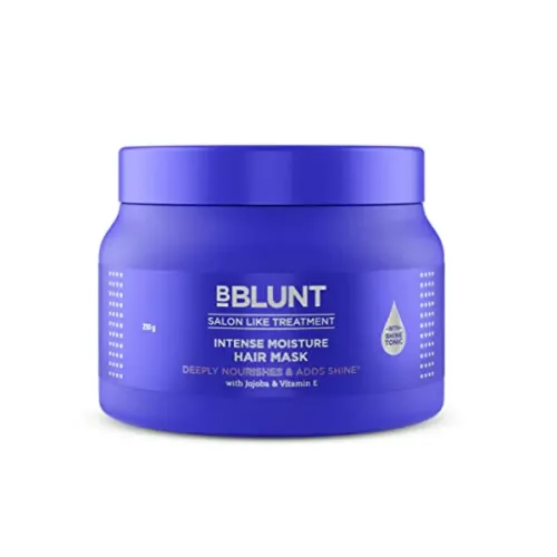 Bblunt: Intense Moisture Hair Mask | Jojoba Oil & Vitamin E | Deep Hydration | Controls Frizz | Soft & Smooth Hair | 250gm