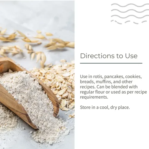 Ecotyl: Oats Flour | Wholesome Flour | High Fibre | 500gm