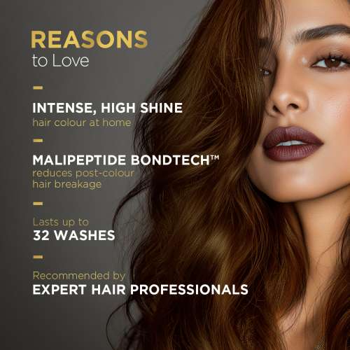 Bblunt: Salon Secret High Shine Conditioning Hair Colour | Coffee Natural Brown | 100% Grey Coverage | Conditioning Formula | High Shine Finish | 130gm