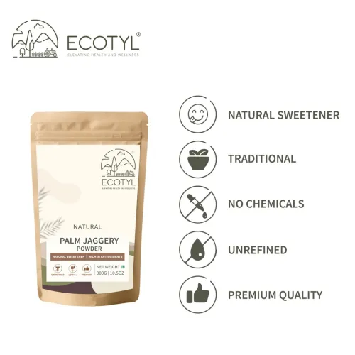 Ecotyl: Palm Jaggery Powder | Natural Sweetener | Rich Caramel Taste | 300gm