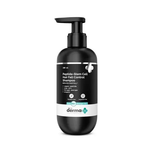 The Derma Co: Peptide-Stem Cell Hair Fall Control Shampoo | Reduces Hair Fall | Improves Scalp Health | 200gm