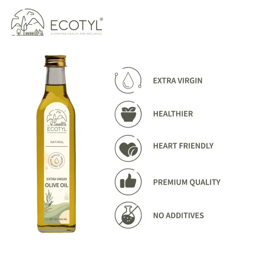 Ecotyl: Extra Virgin Olive Oil | Cold Pressed | Suitable for Cooking | 500ml