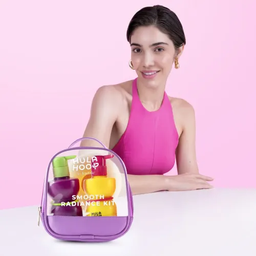 Hula Hoop: Smooth Radiance Kit by Foxtale | Exfoliating Body Wash + Brightening Body Wash |510gm