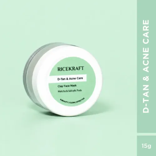 Ricekraft: De-Tan Clear Skin Duo | Scrub & Matcha Clay Mask Combo