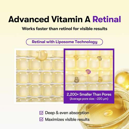 VT Cosmetics: Retinal Peptide Capsule Cream | Retinal | Anti-Aging | Peptide | Fine Lines & Wrinkles | 50ml
