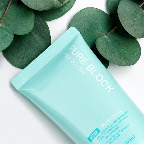 Apieu: Pure Block Aqua Sun Gel SPF50+ & Pa+++ | Korean SKincare | UV Protection | Sun Protector | 50ml