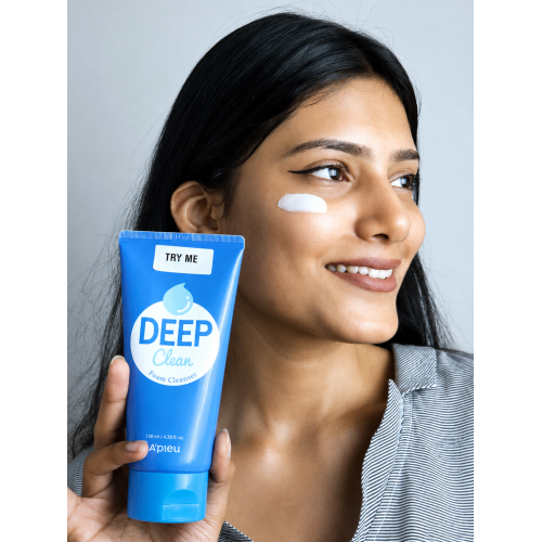 Apieu: Deep Clean Foam Cleanser -PORE | Pore Refining | Oil Control | Texture Care | Smooth Skin | 130ml