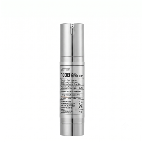VT Cosmetics: Snail Reedle Shot 100B | Snail Mucin | Barrier Repair | Micro-Needling | Skin Renewal | Soothing | 50ml