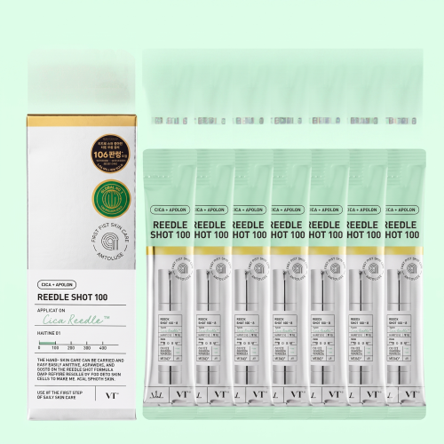 VT Cosmetics: Reedle Shot 100 | Micro-Needling | Skin Renewal | Pore Refinement | Daily Essence | 2ml × 10ea