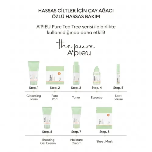 Apieu: The Pure Tea Tree Spot Serum | Radiance | Targeted Care | Healthy Glow | Hydration | 8ml