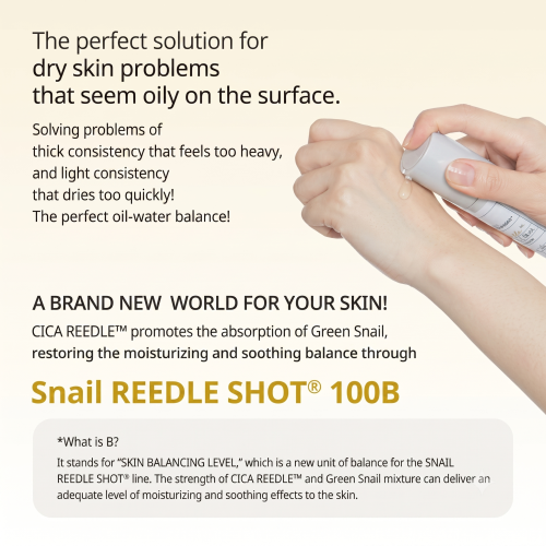 VT Cosmetics: Snail Reedle Shot 100B | Snail Mucin | Barrier Repair | Micro-Needling | Skin Renewal | Soothing | 50ml