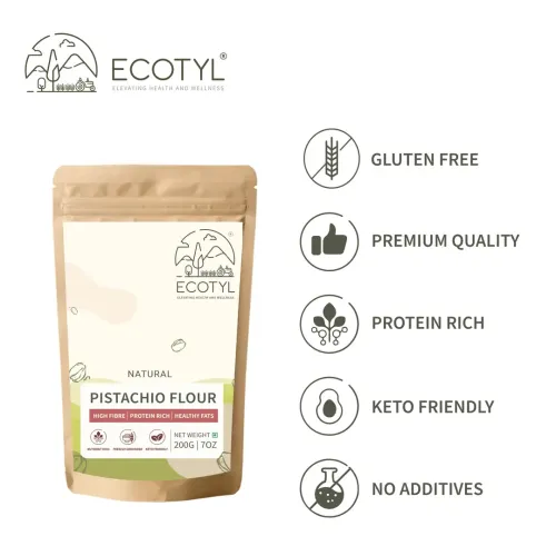 Ecotyl: Pistachio Flour | Gluten Free | Healthy Baking Flour | 200gm