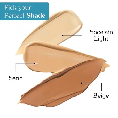 Bake Cosmetics: TripleFx SPF 50 PA++++ 3-in-1 Tinted Sunscreen for Broad Spectrum UVA/UVB Protection, Skin Tint & Even Skin Tone - Porcelain Light 50gm