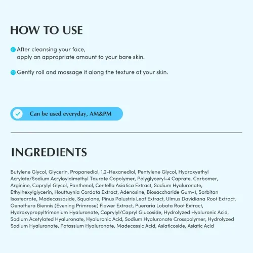 Eqqualberry: Swimming Pool Ampoule | Hydrating Face Ampoule | Deep Moisture | Glass Skin | Barrier Repair | 50ml
