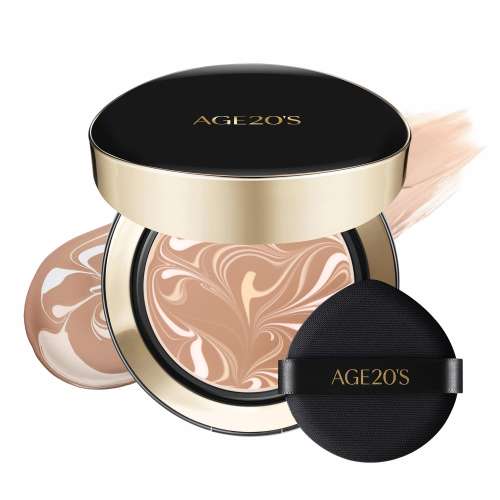 Age 20's: Signature Essence Pact Intense Cover SPF50 25N | Cushion Foundation | Full Coverage | Long-Lasting | SPF Makeup | 14gm