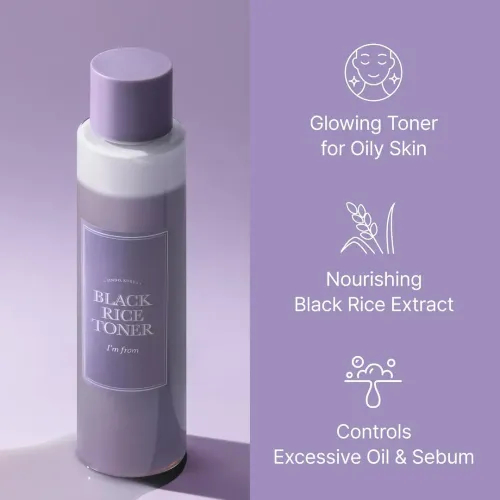 I'm From: Black Rice Toner | Hydrating | Antioxidant & Barrier Care | 30ml