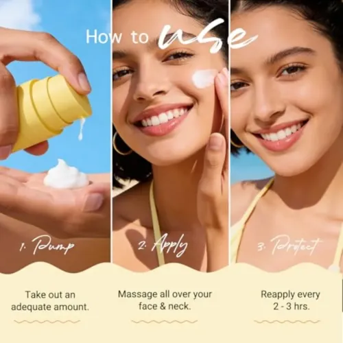 Aqualogica: Glow+ Dewy Sunscreen SPF 50+ PA++++ with Anti Pollution Factor (APF) | Papaya & Vitamin C 50gm