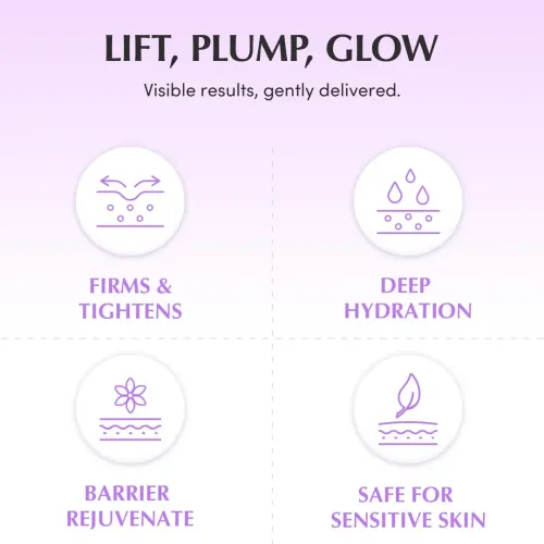 Eqqualberry: Bakuchiol Plumping Capsule Cream | Anti-Aging Face Cream | Firming | Plumping | Wrinkle Care | 50ml