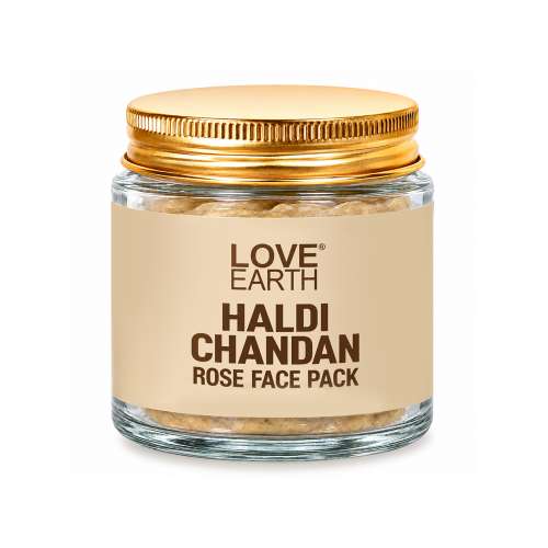 Love Earth: Haldi Chandan Rose Face Pack - 50g