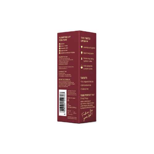 Foxtale: Plumping Ceramide Lip Balm for Hydrated & Smooth Lips with Gloss Finish | Rouge | 3.5ml