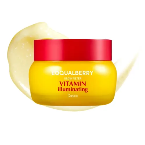 Eqqualberry: Vitamin Illuminating Cream | Brightening Face Cream | Glow Boost | Dark Spot Care | Moisturizing | 50ml