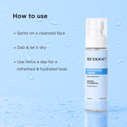 Ricekraft: Korean Rice Water Toner with Witch Hazel 100ml