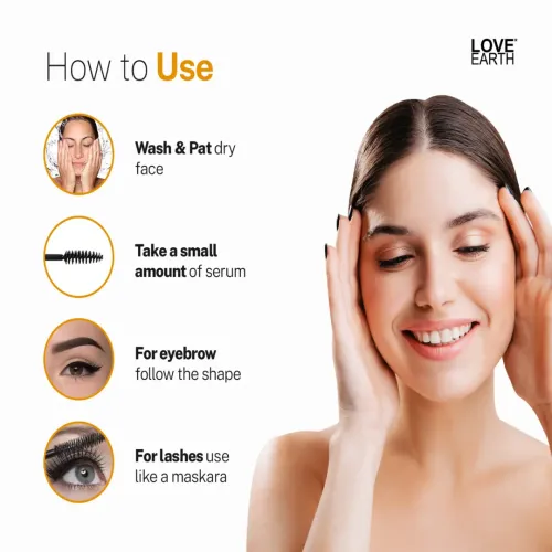 Love Earth: Organic Eyelash Growth Serum - 5ml