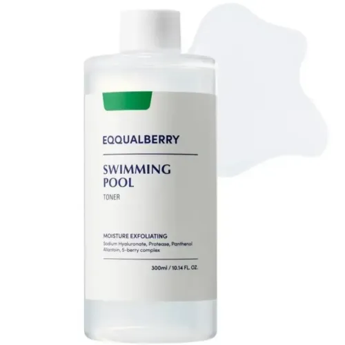 Eqqualberry: Swimming Pool Toner | Hydrating Face Toner | Deep Moisture | Glass Skin | Barrier Repair | 300ml
