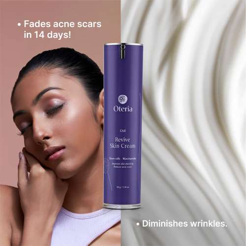 Oteria: Revive Skin Cream | Anti Wrinkle Cream | Skin Renewal Cream | Stem Cell Face Cream | 50gm