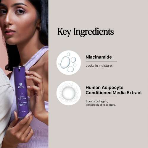 Oteria: Revive Skin Cream | Anti Wrinkle Cream | Skin Renewal Cream | Stem Cell Face Cream | 50gm