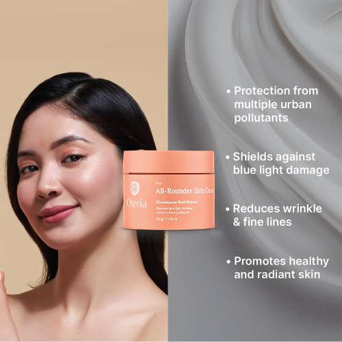 Oteria: All Rounder Skin Cream With Elecampane Root Extract | Fights Pollutants | Boosts Radiance in 14 Days| 50gm