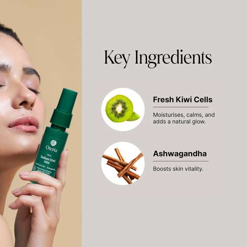 Oteria: Radiant Kiwi Mist | With Fresh Kiwi Fruit Cells | Combats Blue Light Pollution | 30ml