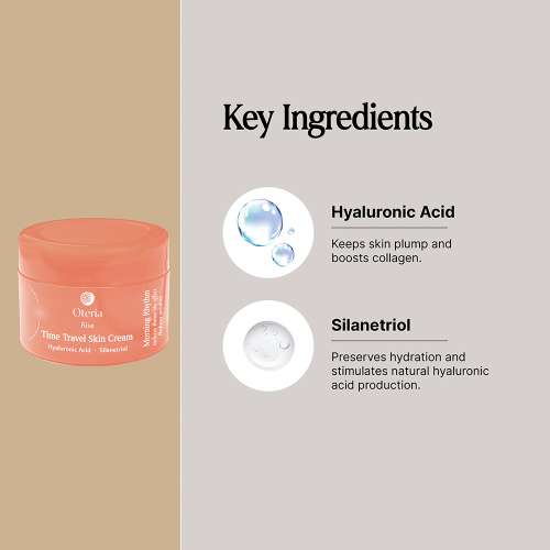 Oteria: Time Travel Skin Cream | Anti Aging Cream | Skin Tightening Cream For Face | Reduces Fine Lines and Wrinkles | 12gm