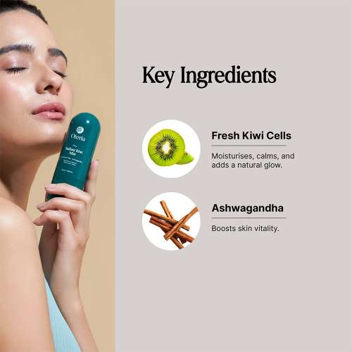 Oteria: Radiant Kiwi Mist | With Fresh Kiwi Fruit Cells | Combats Blue Light Pollution | 50ml