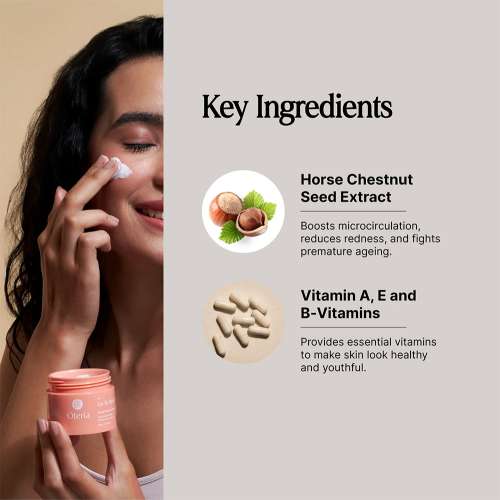 Oteria: Go-To Skin Cream | With Vitamin A And E With Horse Chestnut Seed Extract | For Glowing Skin | 50gm
