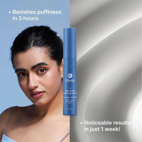 Oteria: Under Eye Serum | For Dark Circles And Puffiness With Brown Algae and Sweet Orange | 15ml