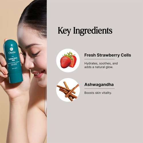 Oteria: Radiant Berry Mist | With Fresh Strawberry Fruit Cells | For a radiant and youthful complexion | 50ml