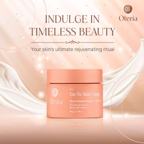 Oteria: Go-To Skin Cream | With Vitamin A And E With Horse Chestnut Seed Extract | For Glowing Skin | 50gm