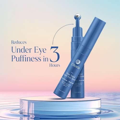 Oteria: Under Eye Serum | For Dark Circles And Puffiness With Brown Algae and Sweet Orange | 15ml