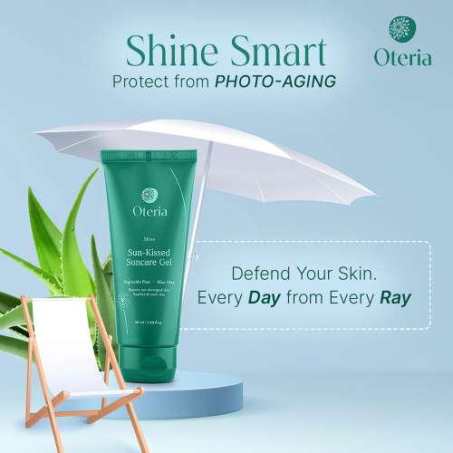 Oteria: Sun?Kissed Suncare Gel for UVA Protection, Radiance & Sunburn Relief | 50ml