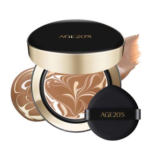 Age 20's: Signature Essence Pact Intense Cover SPF50 29W | Cushion Foundation | Full Coverage | Long-Lasting | SPF Makeup | 14gm