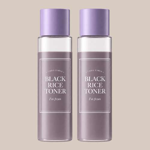 I'm From: Black Rice Toner | Hydrating | Antioxidant & Barrier Care | 30ml (Mini) | Pack of 2
