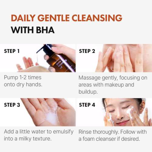 Hanskin: Pore Cleansing Oil BHA | Makeup Remover Cleansing Oil | 300ml