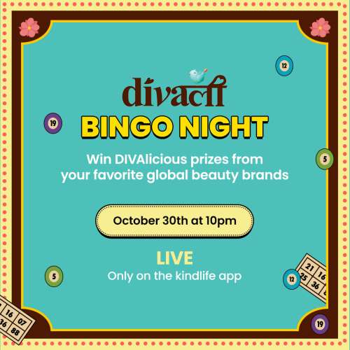 kindlife: DIVAli Bingo Night Card