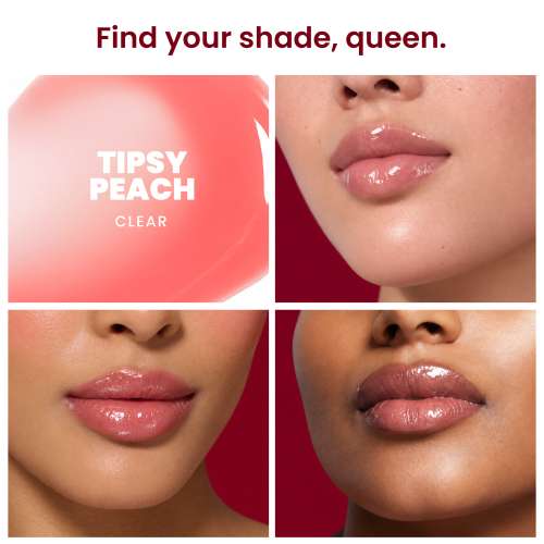 Foxtale: Plumping Ceramide Lip Balm for Hydrated & Smooth Lips with Gloss Finish | Peach | 3.5ml