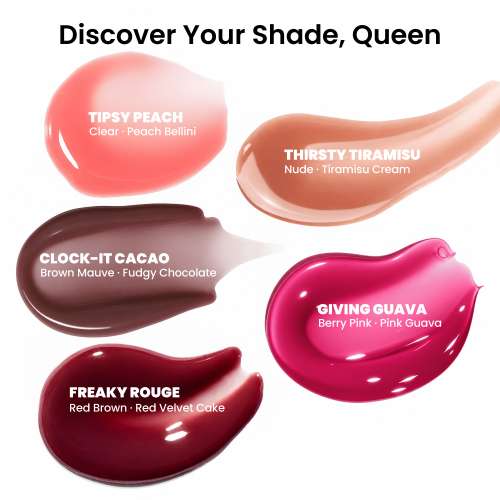 Foxtale: Plumping Ceramide Lip Balm for Hydrated & Smooth Lips with Gloss Finish | Peach | 3.5ml