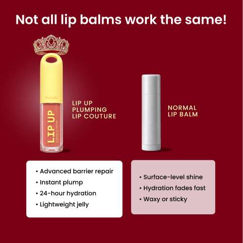 Foxtale: Plumping Ceramide Lip Balm for Hydrated & Smooth Lips with Gloss Finish | Peach | 3.5ml