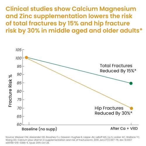Vlado's Himalayan Organics: Calcium Magnesium Zinc Vitamin D3 & B12- 60 Vegetarian Tablets