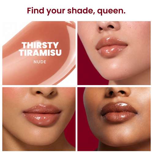Foxtale: Plumping Ceramide Lip Balm for Hydrated & Smooth Lips with Gloss Finish | Tiramisu | 3.5ml